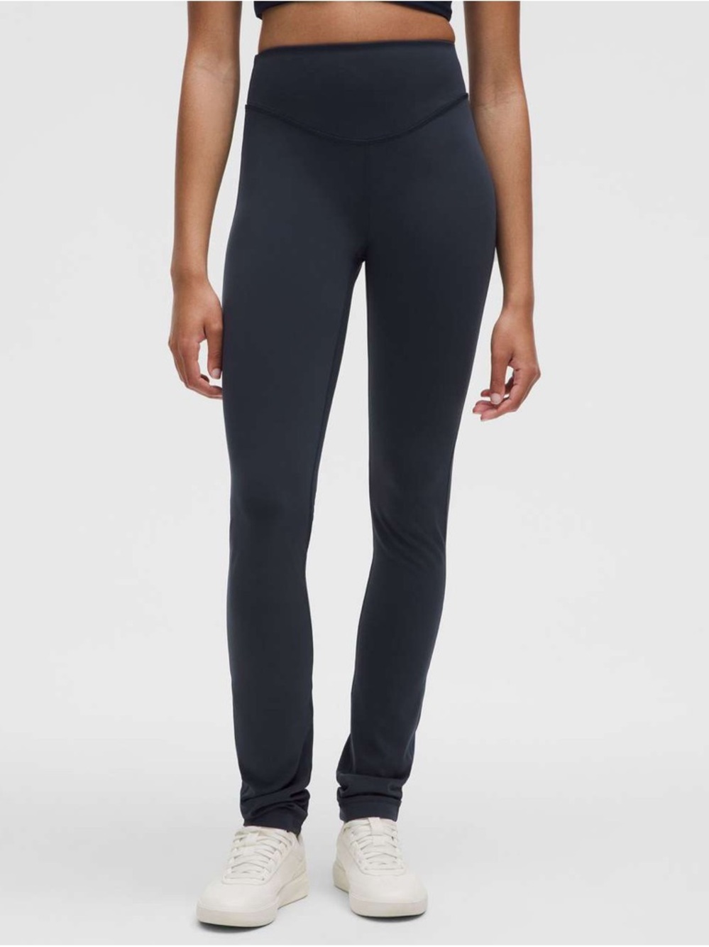 lululemon athletica Wunder Under SmoothCover Ruched Pant - true navy